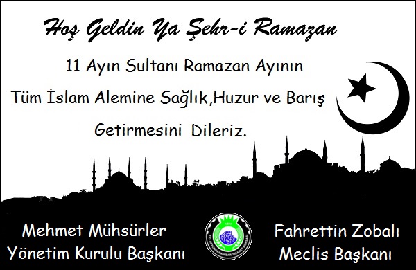 HAYIRLI RAMAZANLAR DİLERİZ